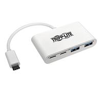 Tripp Lite U460-004-2A2C hub & concentrateur USB 3.0 (3.1 Gen 1) Type-C 5000 Mbit/s - Hubs & concentrateurs (USB 3.0 (3.1 Gen 1) Type-C, USB 3.0 (3.1 Gen 1) Type-A, 5000 Mbit/s, RoHS, USB, 1,5 A)