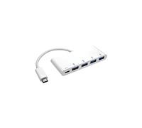 Tripp Lite U460-004-4A-C USB 3.0 (3.1 Gen 1) Type-C 5000Mbit/s Blanc hub & concentrateur - Hubs & concentrateurs (USB 3.0 (3.1 Gen 1) Type-C, USB 3.0 (3.1 Gen 1) Type-A, 5000 Mbit/s, Blanc, USB, 0 - 5