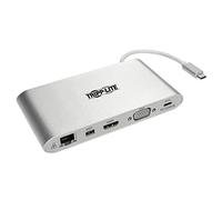 Tripp Lite U442-DOCK1 station d'accueil Avec fil USB 3.2 Gen 1 (3.1 Gen 1) Type-C Argent