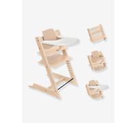 Stokke - Pack Chaise haute Tripp Trapp Hêtre + Baby Set + tablette - Naturel