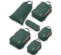 TRIPPED Travel Gear Lot de cubes de rangement de voyage, organiseur de vêtements léger et durable pour bagages cabine et valises, 6 Piece, Classique