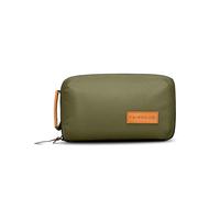 TRIPPED Travel Gear Tech Bag Organizer - Petite Pochette de Rangement pour appareils électroniques pour Voyage - Étui de Voyage de qualité supérieure avec Accents en Cuir - Poche en Maille pour