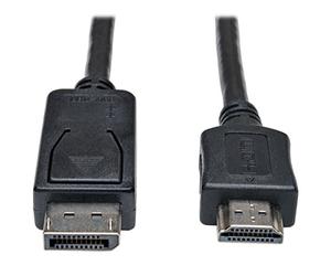 TrippLite by Eaton Câble Adaptateur et Adaptateur DisplayPort vers HDMI 7,6 m Noir