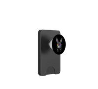 Trippy Bunny Portant des Lunettes de Soleil avec égaliseur de Musique PopSockets PopWallet pour MagSafe