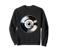 Trippy Eye Disque vinyle Illusion d'optique Rave EDM Festival Sweatshirt