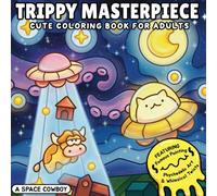 Trippy Masterpiece: Cute Coloring Book for Adults Featuring Famous Paintings With Psychedelic Art & Whimsical Twists