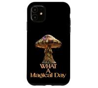 Trippy Mushroom Coffee Power Magical Day Métaphysique Coque pour iPhone 11