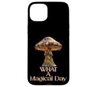 Trippy Mushroom Coffee Power Magical Day Métaphysique Coque pour iPhone 15 Plus