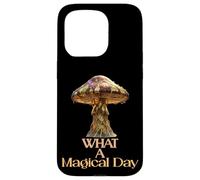 Trippy Mushroom Coffee Power Magical Day Métaphysique Coque pour iPhone 15 Pro