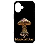 Trippy Mushroom Coffee Power Magical Day Métaphysique Coque pour iPhone 16