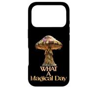 Trippy Mushroom Coffee Power Magical Day Métaphysique Coque pour iPhone 17 Pro