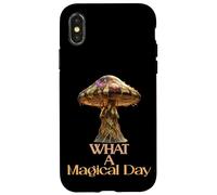 Trippy Mushroom Coffee Power Magical Day Métaphysique Coque pour iPhone X/XS
