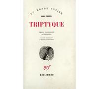 Triptyque - Trois tableaux scéniques - Max Frisch - Gallimard - Livre