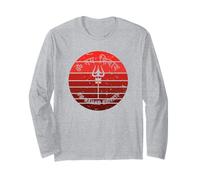 Tripundra de Yoga rétro Om Namah Shivaya Ancient Shiva Trishul Manche Longue