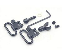 Trirock 1.0'' Rifle Lever Action Quick Detachable Sling Swivels & Screw Stud Base Mount Kit 22 Cal Split Band Fits Most .22 Caliber Rifles