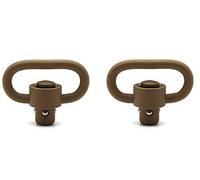Trirock 2-Pack 1.25 inch Tan/FDE Push Button Quick Release Detachable Sling Swivel Mount