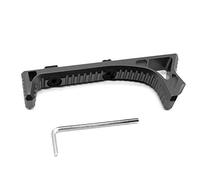 TRIROCK Black Tactical Aluminum Link Curved Angled Hand Stop Fits M-Lok handguard Rail System