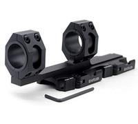 TriRock Quick Detach Release 25.4mm 30mm Dual Rings Scope Lever Mount fits 20mm Cantilever Picatinny Rail Hunting Accessories