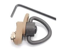 TRIROCK Sling Swivel Heart-Shape Loop with FDE Color Push Button QD Base & Sling Mount with a Hole for Snap Clip Hook Spring