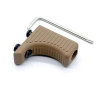 Trirock Tactical Tan/FDE Keymod Forward Hand Stop Barricade Rest Front HandStop Compatible with Key Mod Handguard Rail Mount System
