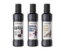 Tris Crèmes Vinaigre Balsamique de Modena IGP: Classique, Fruits Rouges, Truffe Blanche 250 ml x 3