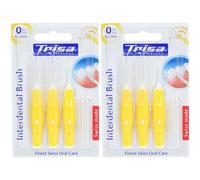 Trisa Brossettes interdentaires taille 0 - 0,6 mm Set(S) 2x3 pc(s)