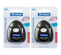 TRISA fil dentaire Active clean charcoal Fil Dentaire 2x1 pc(s)