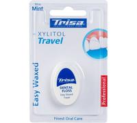 TRISA Fil Dentaire Easy Waxed Travel Menthe Xylitol 10 m 1 pc(s)