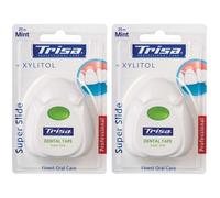 TRISA fil dentaire Super slide saveur menthe Fil Dentaire 2x1 pc(s)