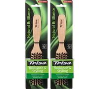 TRISA Natural Brillance Brosse à cheveux médium 2x1 pc(s)