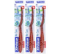 Trisa T/B We Care Brosse à dents Medium 3x1 pc(s)