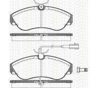 Triscan 8110 10021 Kit de plaquettes de frein, frein à disque