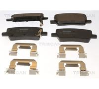 TRISCAN 8110 81001 Kit de plaquettes de frein, frein à disque pour TESLA