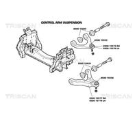 TRISCAN 8500 15577 Bras de liaison, suspension de roue pour IVECO