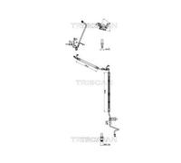 TRISCAN 8516 28017 Tuyau hydraulique, direction