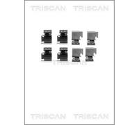 TRISCAN Kit D'Accessoires Plaquette pour VW Golf VI 5K1 1.4 AJ5 1.6 Tdi