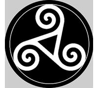 Triskel Breton - 20 cm - Sticker/autocollant