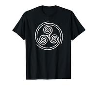 Triskel ou Triskel Symbole Celtique du Mouvement Éternel T-Shirt Graphique avec Valeur