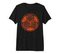 Triskel Triple Spirale Celtique T-Shirt Haut de Gamme