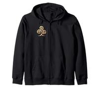 Triskele triskelion le symbole de la protection mythologie celtique Sweat à Capuche