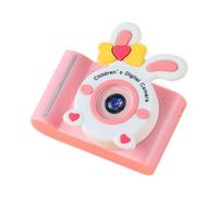 Trisoye A16S HD Double Objectif 4000W Pixel Double Caméra Avant Arrière Carte Mémoire Batterie Lithium Caméra pour Enfants,Rose