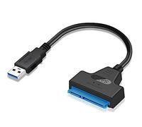 Trisoye USB3.0 Easy Drive Line Sata 22Pin vers USB Transfert Câblage Ordinateur 2,5 Pouces USB Mobile Mécanique État (22 Cm)
