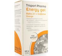 Trisportpharma Energy Gel Plus Caféine Orange 10 Pièces