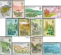 Tristan da Cunha 162-173 (complète.Edition.) 1972 Flora (Timbres pour les collectionneurs) plantes / champignons