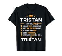 Tristan personnalisé Humour Définition Prénom Tristan T-Shirt