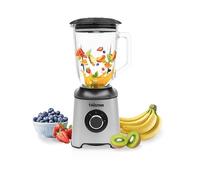 Tristar Blender de Table, Bol en Verre 1,5 L, Moteur 1000 W, Corps en Acier Inoxydable, 2 Vitesses, Facile à Nettoyer, BL-4489