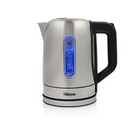 Tristar Bouilloire Électrique, 1,7 L, Inox, Base Pivotante 360° | Puissance 2200 W, Résistance cachée, Protection contre le fonctionnement à sec, Arrêt automatique, WK-1344
