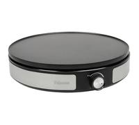 Tristar BP-2639 Crêpière revêtement anti-adhésif, voyant lumineux noir, argent