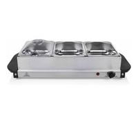Tristar Chauffe-plat pour buffet 200 W 4,2 L Acier inoxydable Argenté Argent G
