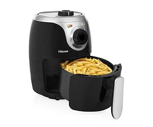 Tristar Crispy Fryer Mini - Capacité 2 L - 1000 W - 77,8% de consommation d'énergie en moins - Avec thermostat et minuterie - Revêtement antiadhésif - Airfryer FR-6980
